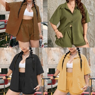 women fashion 3 piece sets summer plus size outfit ladies casual