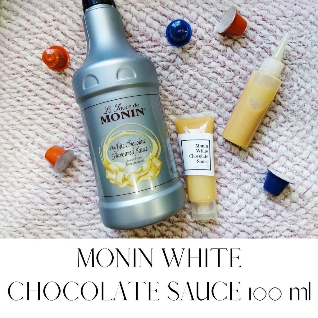 Monin White Chocolate Sauce (100ml) Shopee Philippines