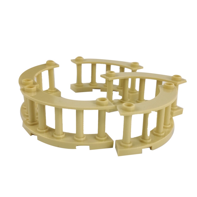 lego parts 30056 furniture 4x4x2 round arc corner railing 5pcs | Shopee ...