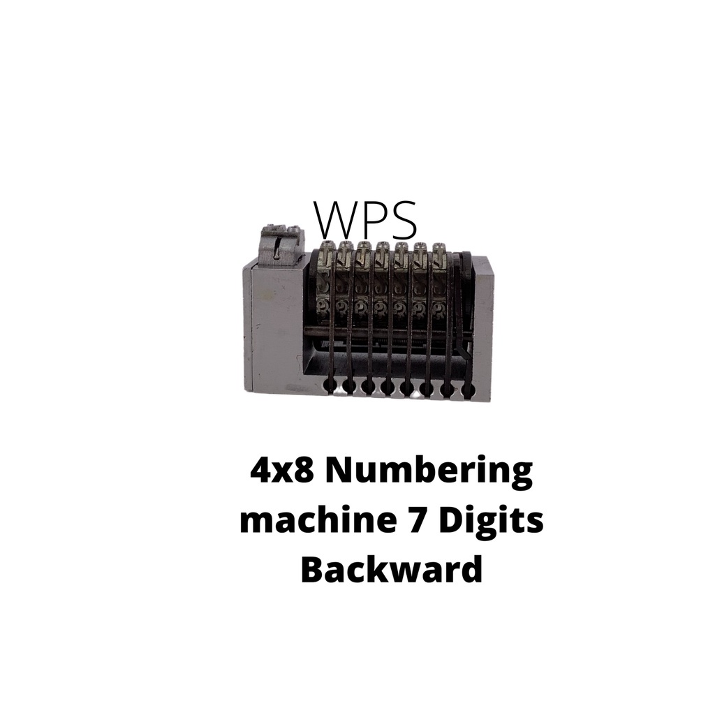 Letterpress Numbering Machine For Offset Printing Machine (4x8) 7