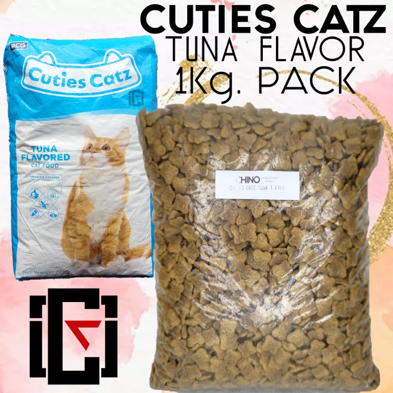 CUTIES CATZ TUNA FLAVOR 1KG. REPACK Shopee Philippines