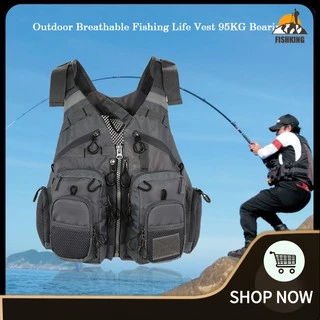 Lixada Breathable Mesh Fly Fishing Vest with UK