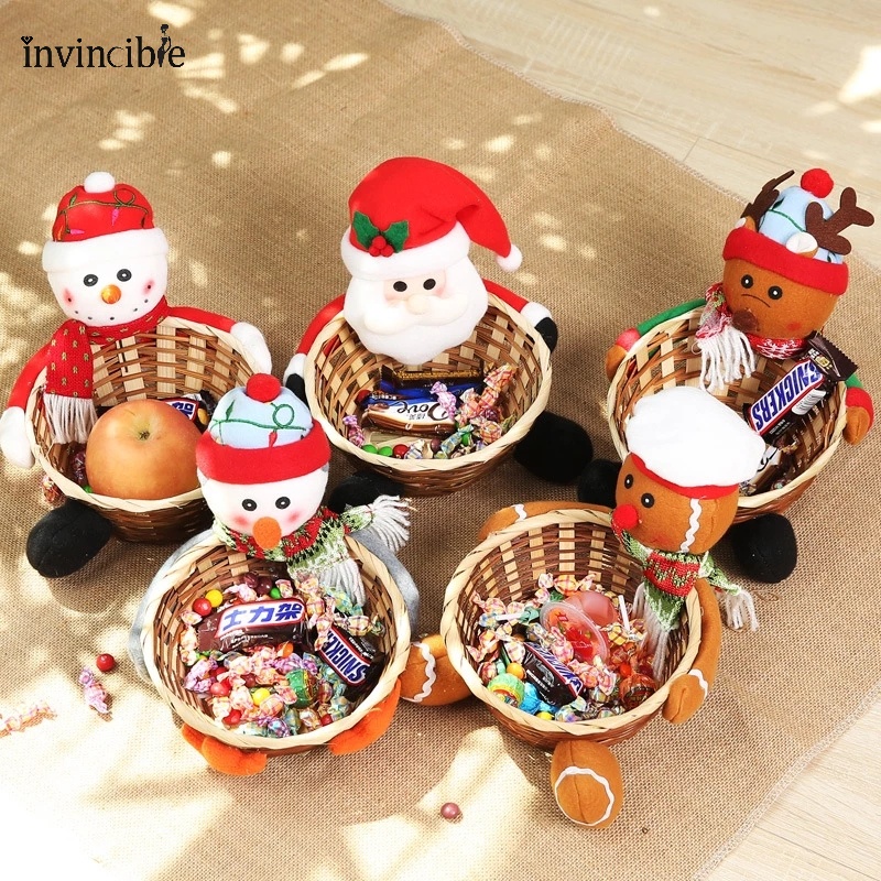 [Invincible] Christmas Candy Storage Basket /Candy Basket Storage