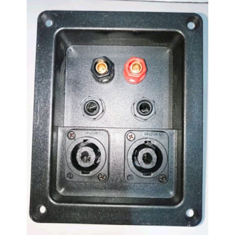 Speaker Terminal with Biting Socket Speakon & Mic Socket | Shopee ...