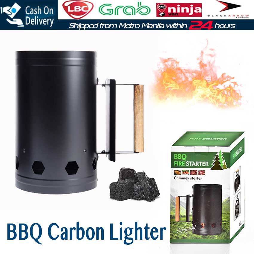 【Fast Delivery】Barbecue Fire Bamboo Chimney Starter Charcoal Ignition ...