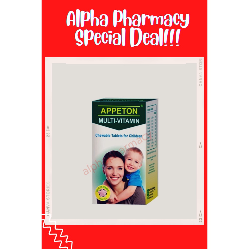 Appeton Kid Multivitamin 60s Chewable | Shopee Philippines