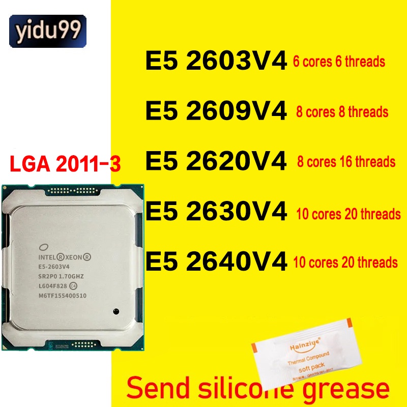 Intel/Xeon E5-2603V4 2609 V4 2620 2630 E5-2640V4 CPU LGA 2011 pin ...