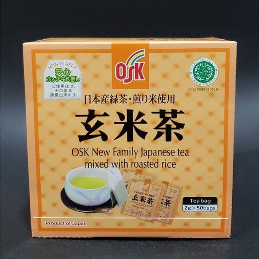 OSK 100 Japanese Tea Green Tea Jasmine Roasted Rice 2g x (50bags