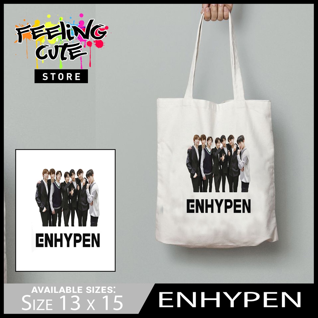 Enhypen Tote Bags / Enhypen Bags / Enhypen Size 13x15 Shopee Philippines