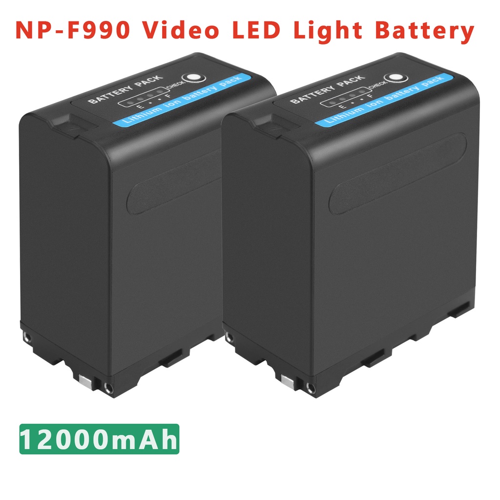 Probty 12000mAh NP-F990 NP-F980 F970 F960 Battery for Yongnuo Godox ...