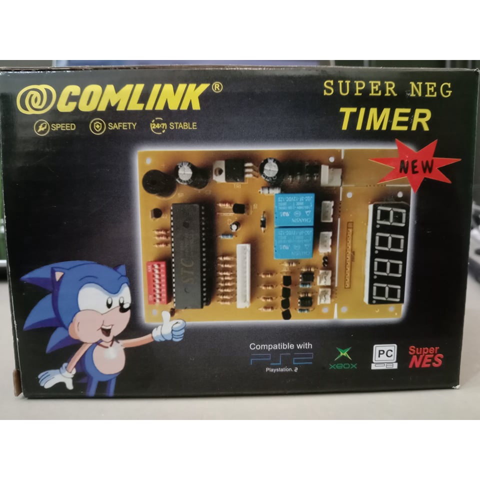 Comlink 4 LED Digit Digital Timer Dual Relay Pisonet for Universal ...