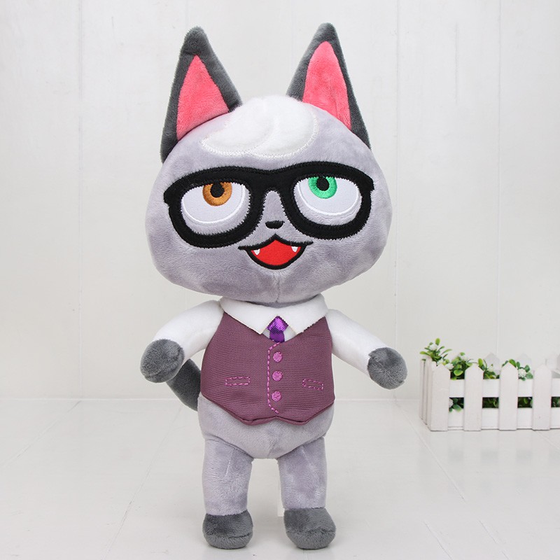 25cm Nintendo switch Game Animal Crossing doll Plush toys Monkey Tom Nook  Isabelle Raccoon Timmy Judy Tasha Flora Stuffed Toy