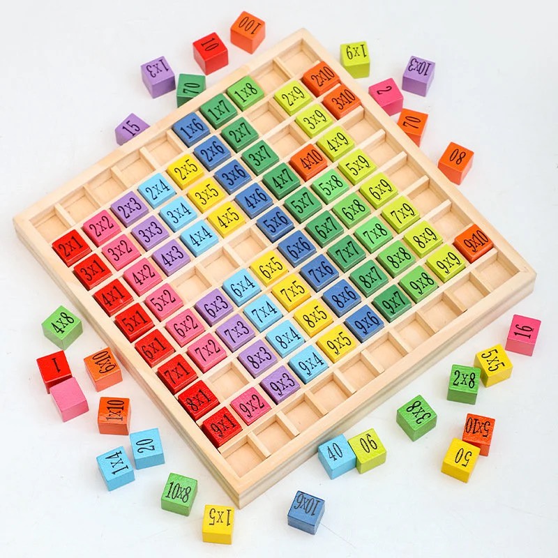 Multiplication board Baby Wooden Educational Toys Multiplication ...