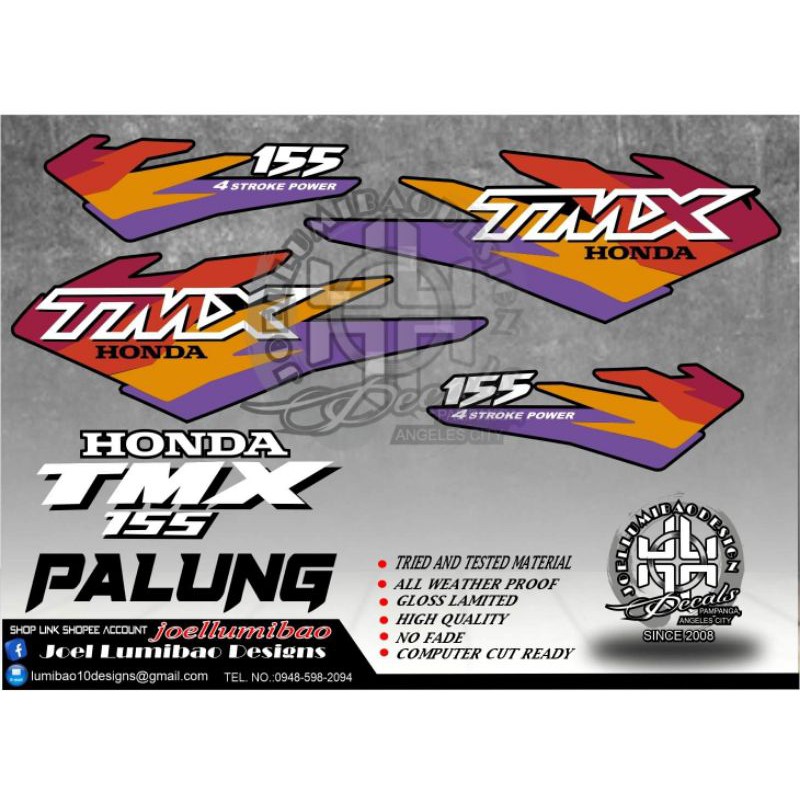 palung honda tmx 155 stock with freebies sticker | Shopee Philippines