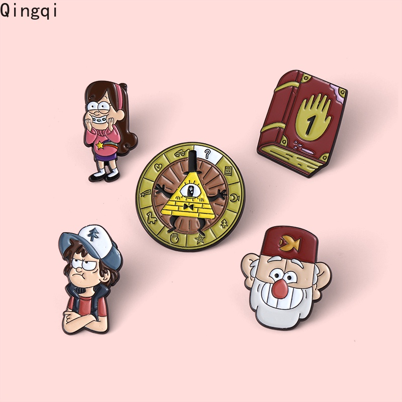 4 Styles Cartoon Anime Enamel Pin Cute Badge Brooch Lapel Pin Gift for Anime Fans | México