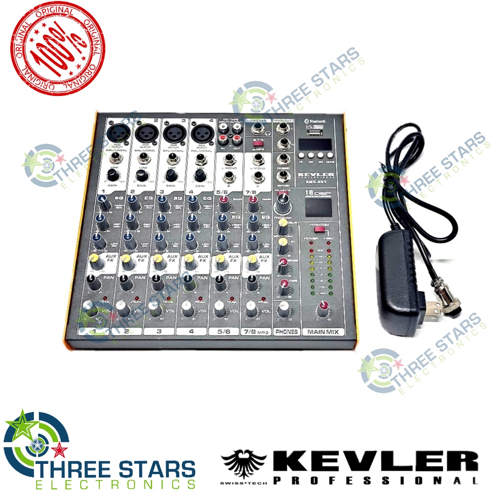 Original Kevler Professional SMX8BT 8 Channel Compact Passive Mixer