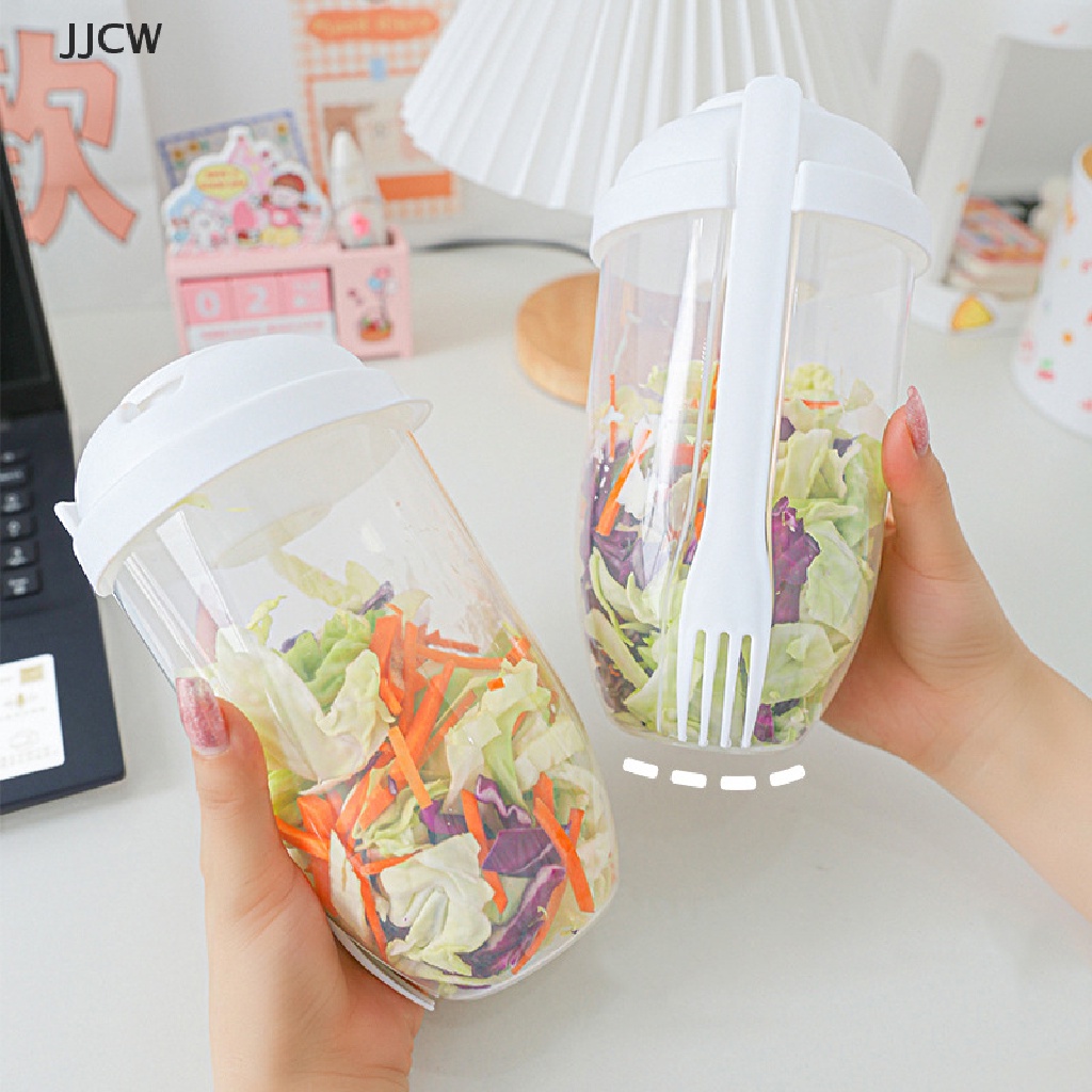 [JJCW] Breakfast Oatmeal Cereal Nut Yogurt Salad Cup Container Set with
