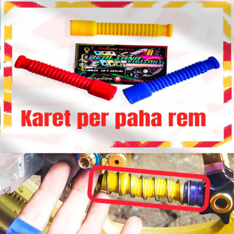 Rubber per Thigh Brake Rubber Color Rubber per Rear Cable matik ...