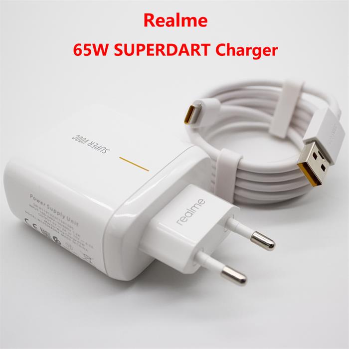 Realme 65W SUPERDART Fast Charger 6A Type C Cable SuperVooc For GT2 GT ...