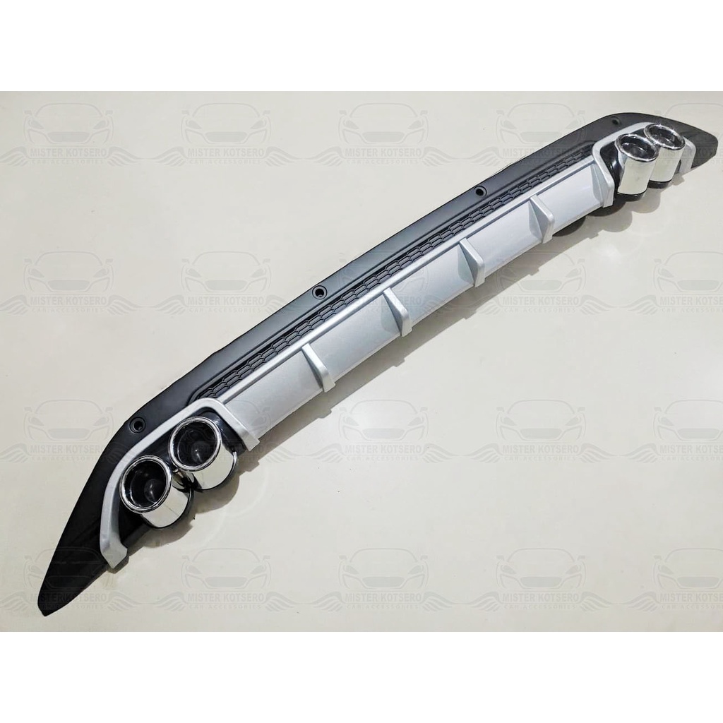 Toyota Rush 2018 to 2020 Two Tone Rear Bumper Diffuser | Shopee Philippines