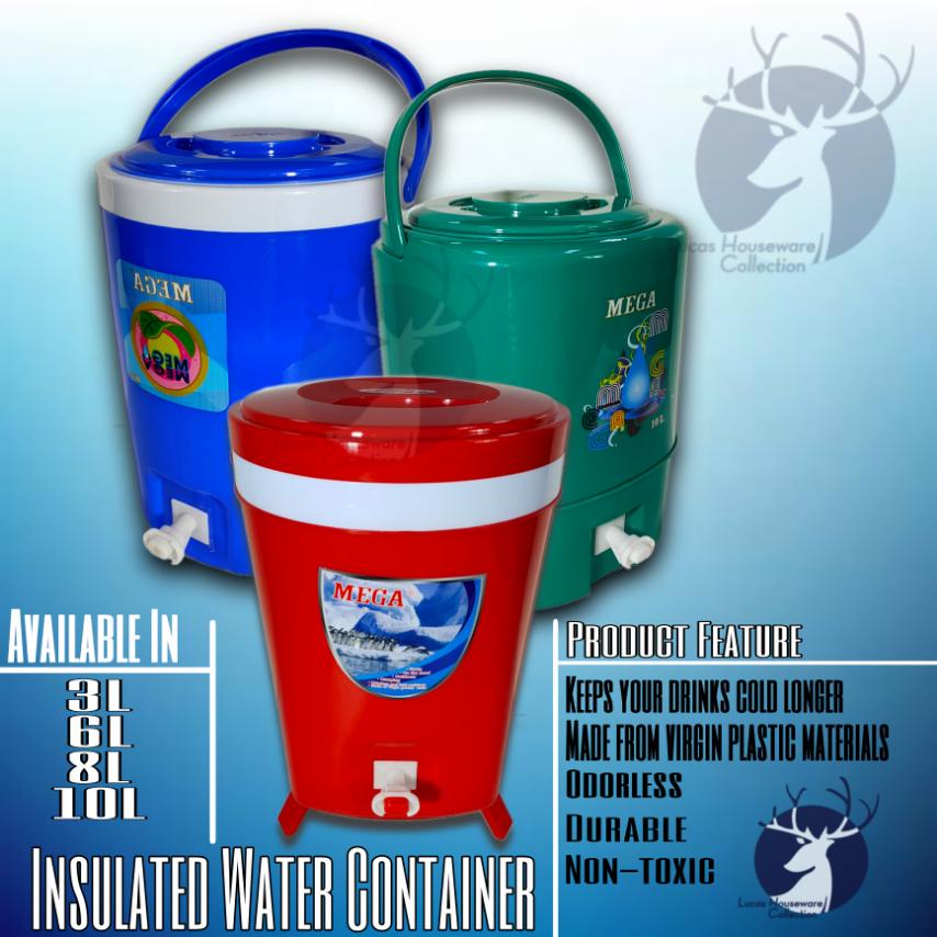 WATER COOLER JUG / WATER CONTAINER / INSULATED WATER JUG / WATER