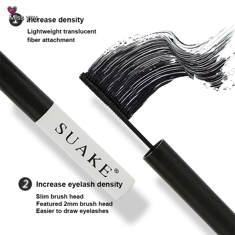 LongLasting Mascara Small Brush Mascara Long Thick Curling Eyelash