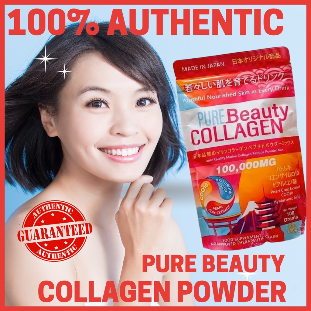 COLLAGENANDCOFFEEPH PURE BEAUTY COLLAGEN POWDER ORIGINAL 100 grams in 1 pack, COLLAGEN WITH