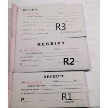 Receipt resibo (three size) carbon paper duplicate | Shopee Philippines