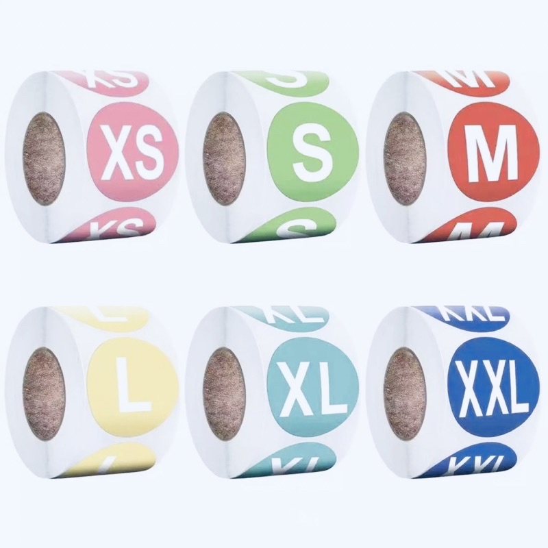 Size Sticker Roll 500pcs | Shopee Philippines