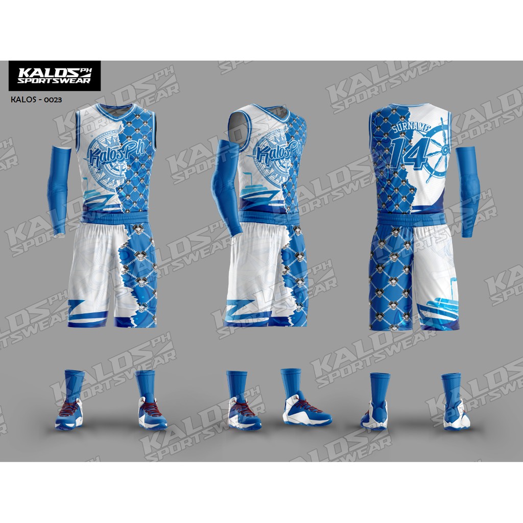 Kid's Sports Apparel◈SEAFARER MARINE SEAMAN DESIGN BASKETBALL JERSEY SET  SANDO AND SHORT