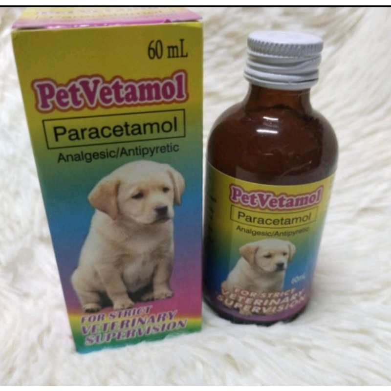 PetVetamol Paracetamol for Puppies and Dogs 60ml Shopee Philippines