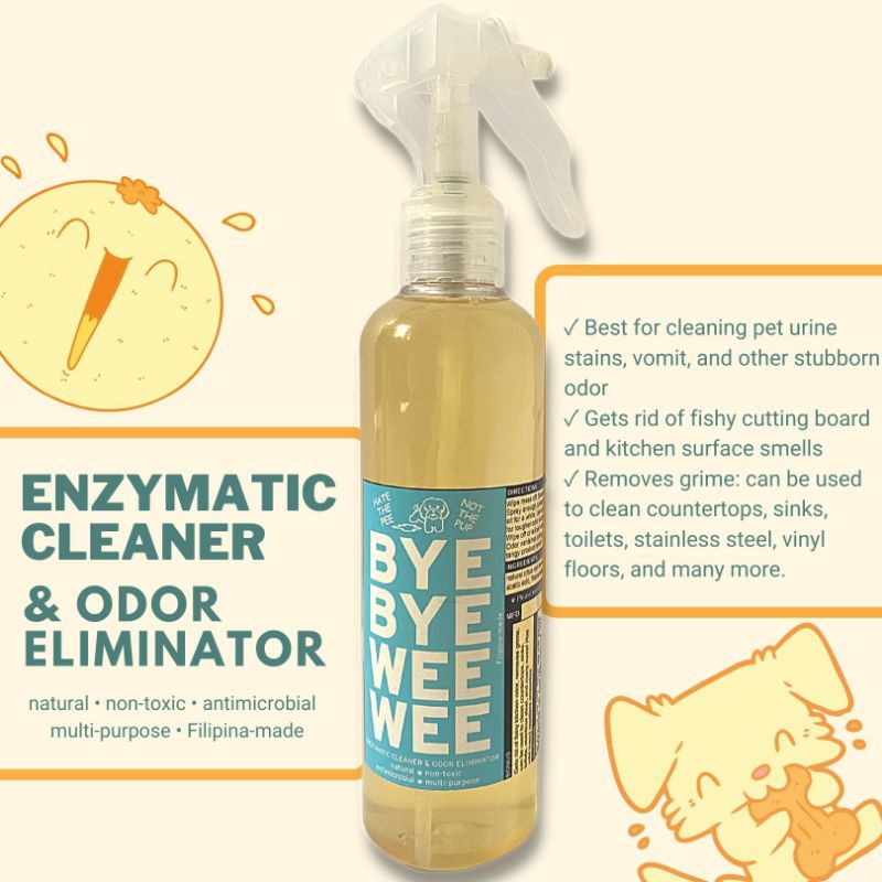 Enzymatic cleaner and odor eliminator BYE BYE WEE WEE 275ml | Shopee ...