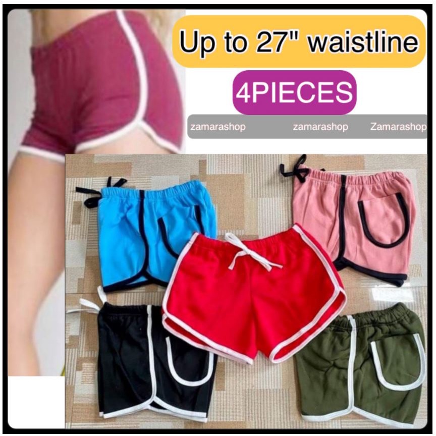 4pieces 2pieces Sexy Dolphin Short For Teenager And Ladies Walking Short Track Short Shopee