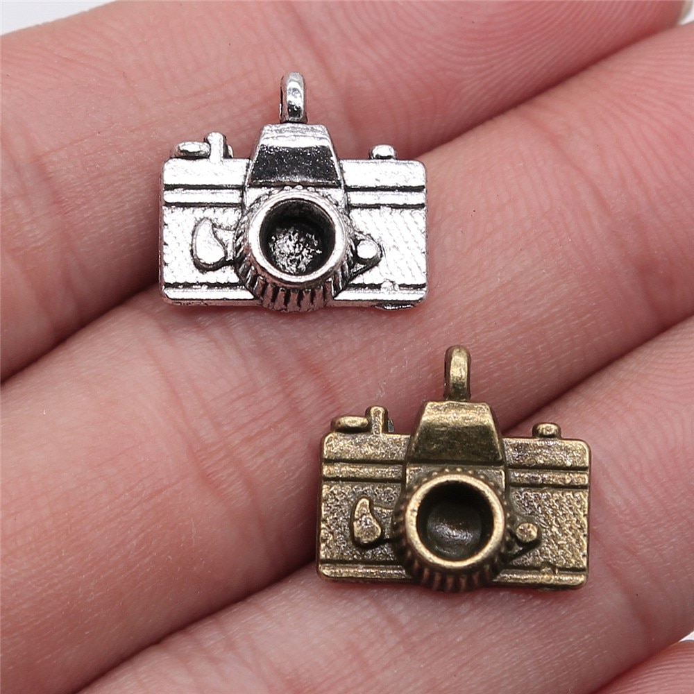 10pcs 15x14mm 2 Colors Antique Silver Color Antique Bronze Plated ...