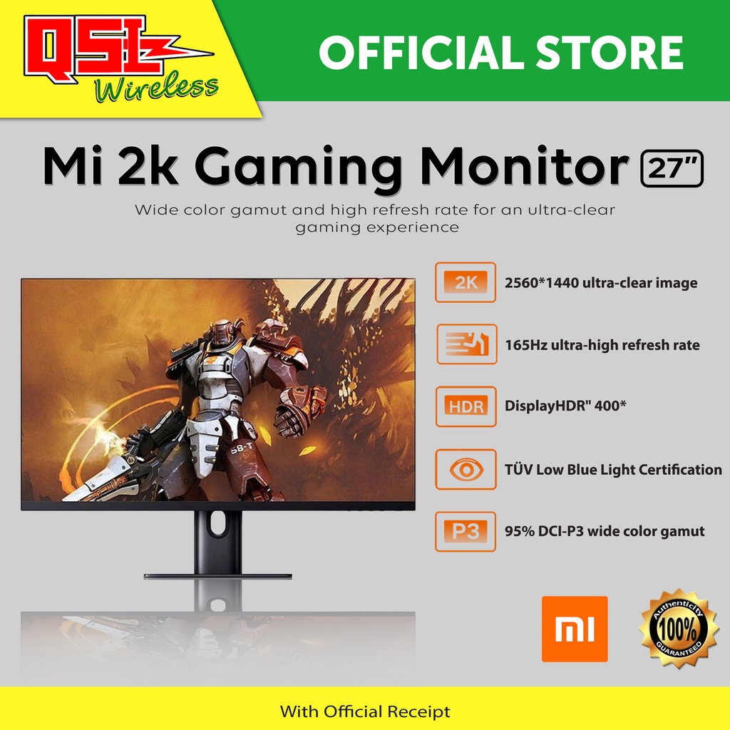 Xiaomi Mi 2K Gaming Monitor 27" | Shopee Philippines