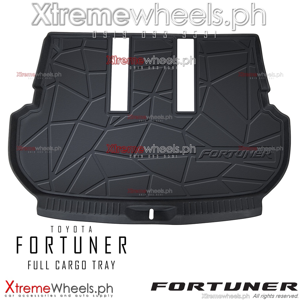 Fortuner 2016 to 2025 5D Extended Cargo / Trunk Tray only with Fortuner