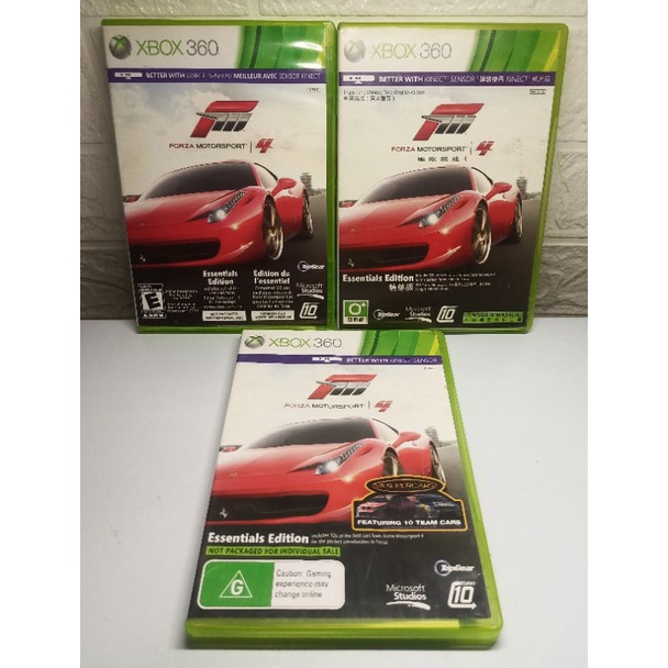 XBOX 360 FORZA 4 Motorsports NTSC / NTSC J / PAL | Shopee Philippines