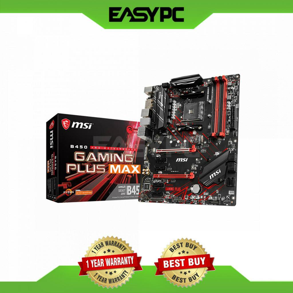 MSI B450 Gaming Plus Max Socket Am4 Ddr4 Motherboard Shopee