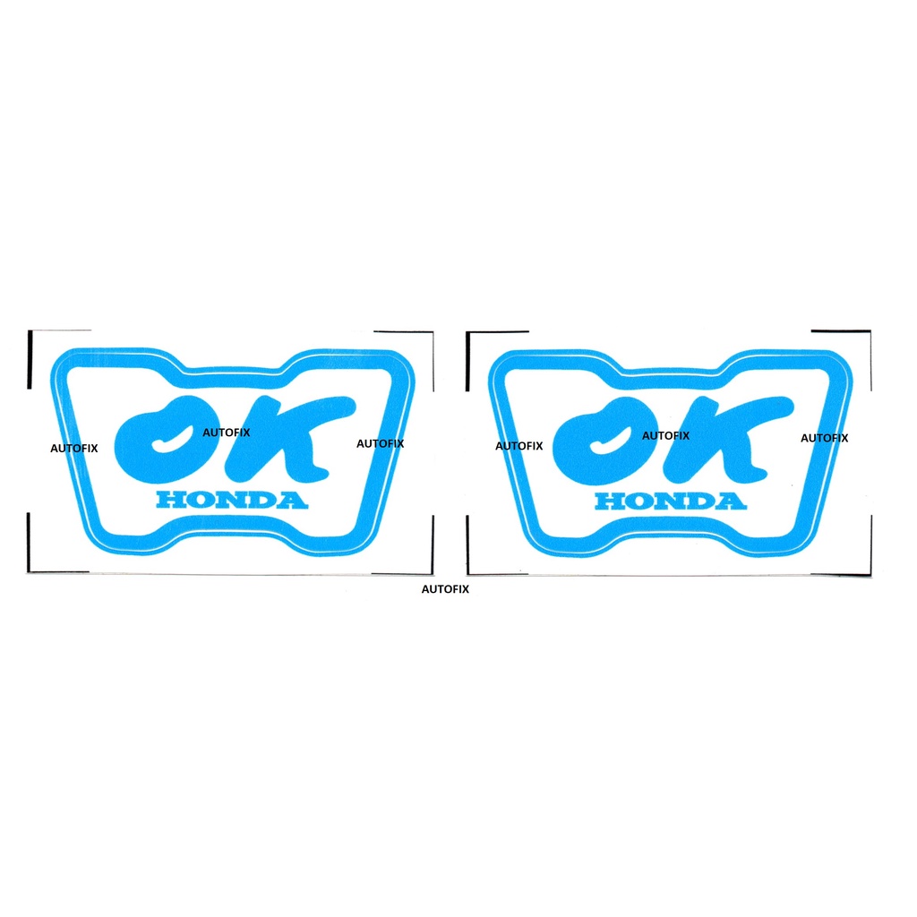 HONDA OK WINDOW STICKER (2 PIECES) Shopee Philippines