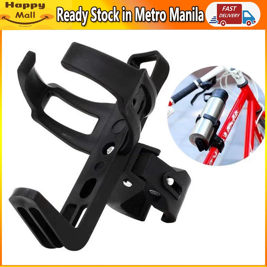 Adjustable 360° Rotating Bike Water Bottle Holder - Fits Handlebars, Motorcycles, Strollers & More