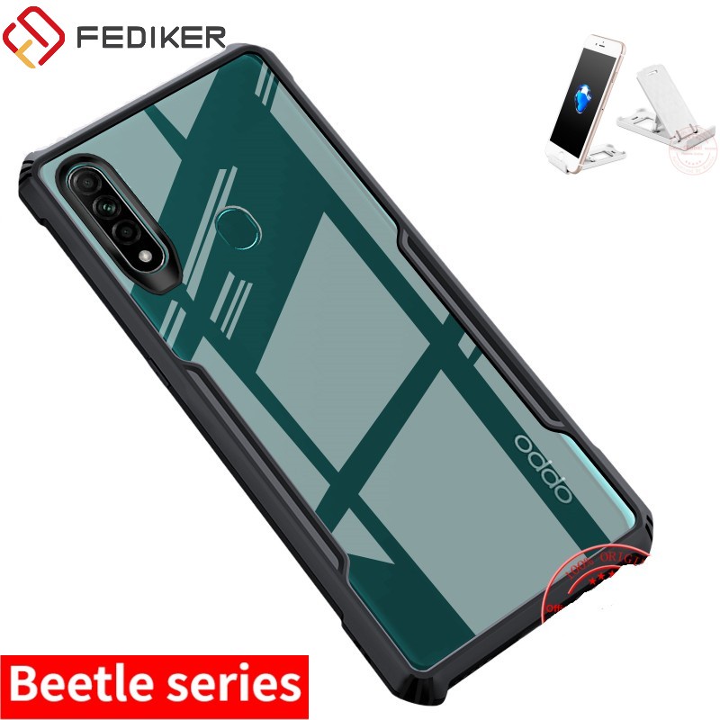 For OPPO A31 Case 【 Beetle Series】Transparent Blade Back Shockproof Corners  Slim Cover