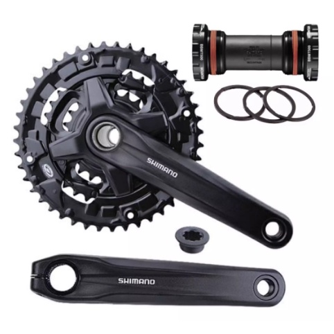 Parts of a clearance crankset