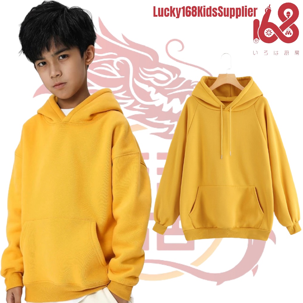 8 COLORS KIDS HOODIE JACKET PULLOVER UNISEX BOYS GIRLS PLAIN KOREAN BABY SWEATSHIRT PULL OVER PH7 Shopee Philippines