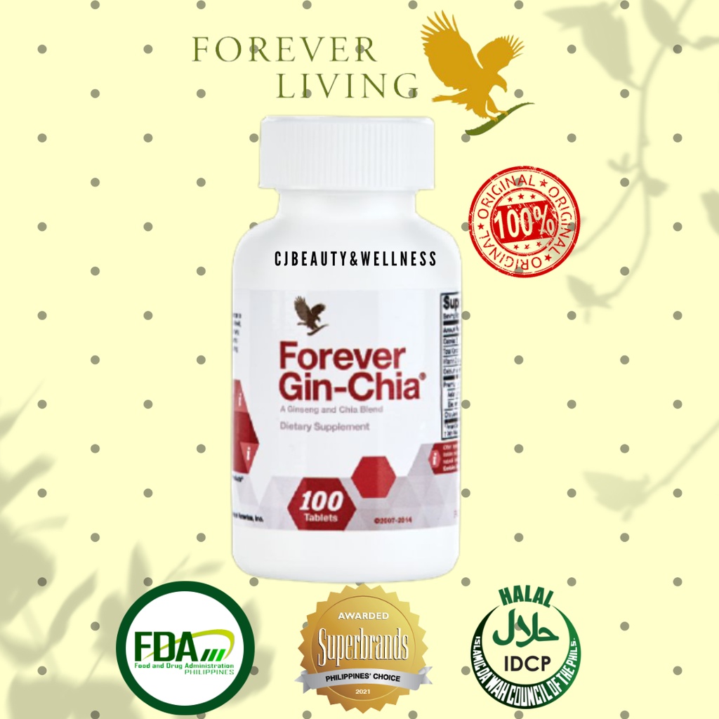 Original Forever GinChia (100 Tablets) Shopee Philippines