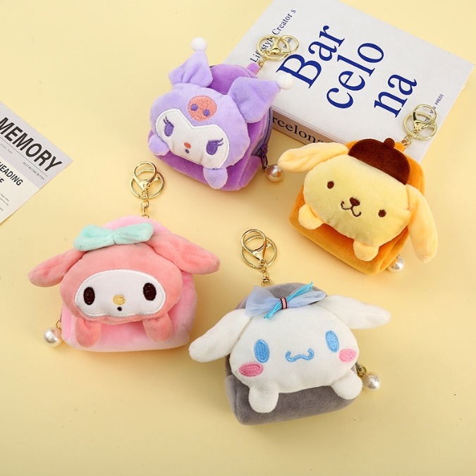 Japanese Sanrio cute mini schoolbag series zero purse cinnamoroll zero ...