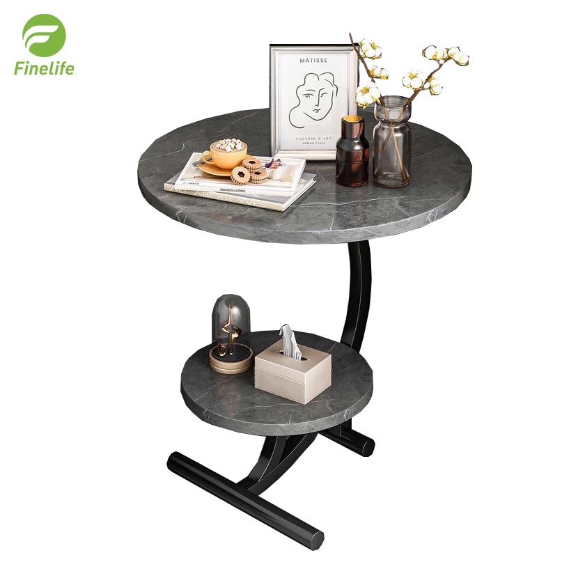 Finelife Nordic modern sofa side table light luxury small coffee table ...