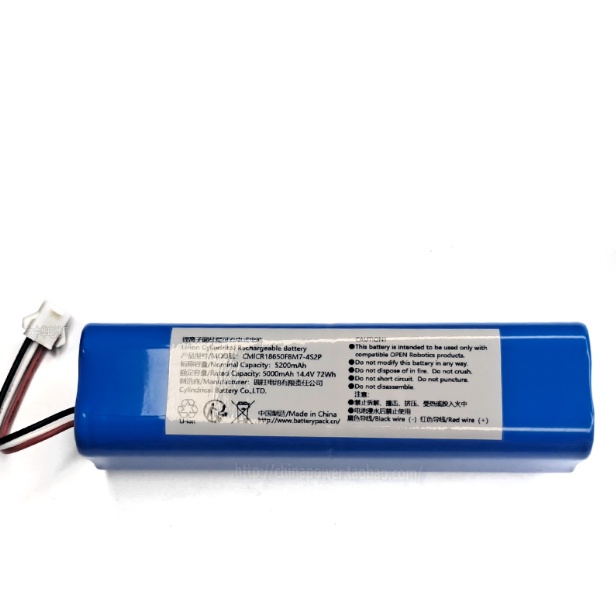 For CMICR18650F8M7-4S2P 5200mAh 5000mAh 14.4V 72Wh battery pack ...