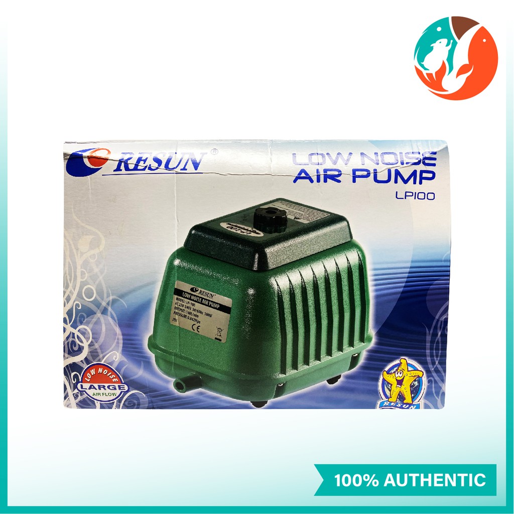 RESUN LOW NOISE Air Compressor LP-100 100w 220v/60hz Fish Tank Oxygen ...