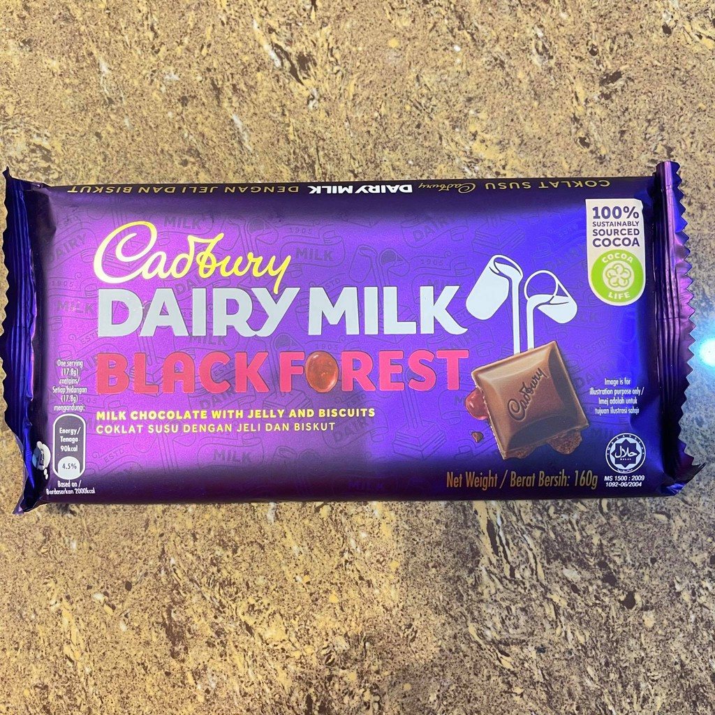 Cadbury Dairy Black Forest, 160g Shopee Philippines