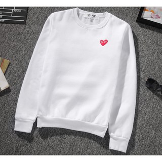 Comme des cheap garcons white sweater